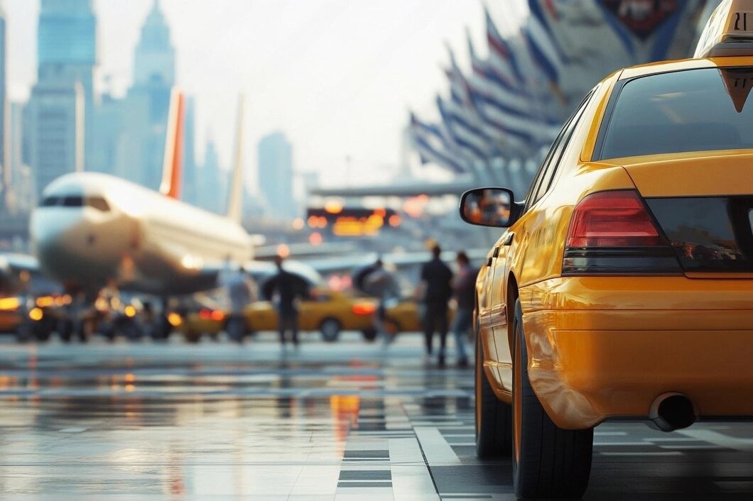 Melbourne CBD to airport taxi cost — taxi on the Tullamarine Freeway